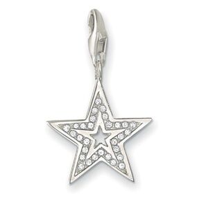 Thomas Sabo Glitter Star 925 Silver Dangle Charm